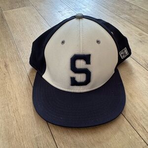 Black and White “S” Baseball Cap